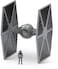 Star Wars MICRO GALAXY SQUADRON LIGHT ARMOR CLASS TIE FIGHTER - 3-Inch Vehicle with 1-Inch TIE Pilot Micro Figure