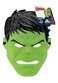 Jazwares Marvel Hulk Child - 3D Plastic Mask with Elastic Strap