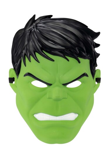 Jazwares Marvel Hulk Child - 3D Plastic Mask with Elastic Strap