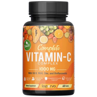 Laperva Complete Vitamin C Complex, 1000 mg, 60 Tablets