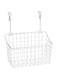 Hemoton Multifunction Cabinet Storage Basket (White)