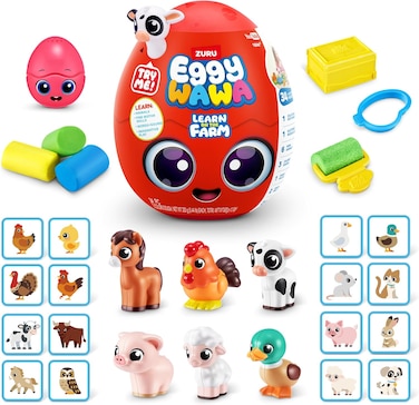 ZURU Eggy Wawa Surprise EGGYWAWA Series 1 Farm Animals Surprising Egg CAPSLUE
