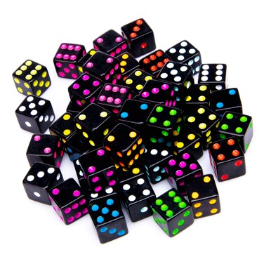 Brybelly Bry Belly Blackout Dice, 50-pack
