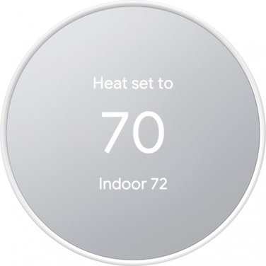 Google Nest Thermostat 4th Gen Programmable Thermostat - Snow (International Version)