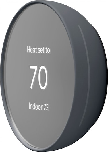 Google Nest Thermostat 4th Gen Programmable Thermostat - Charcoal (International Version)
