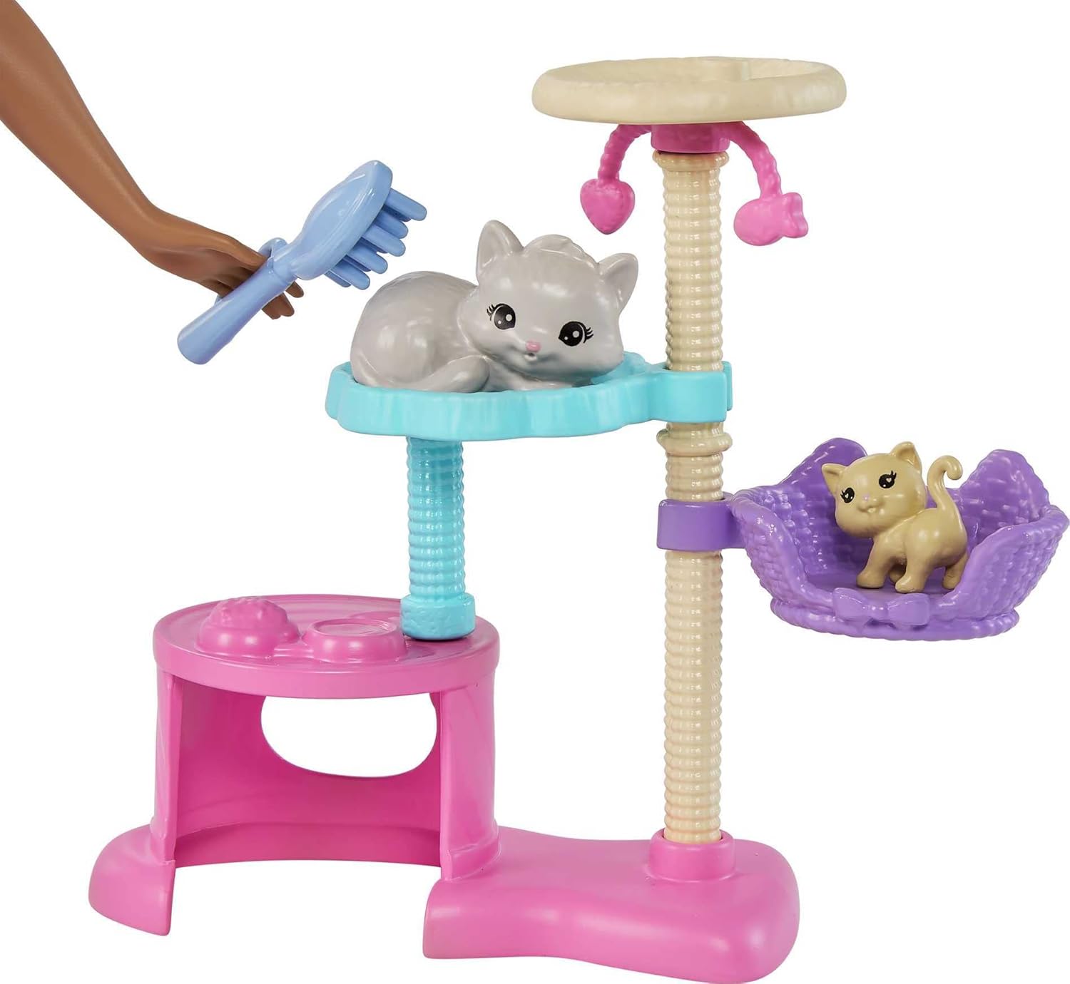 Barbie Kitty Condo Doll and Pets with Accessories, Toy for 3 Year Olds &amp; Up
