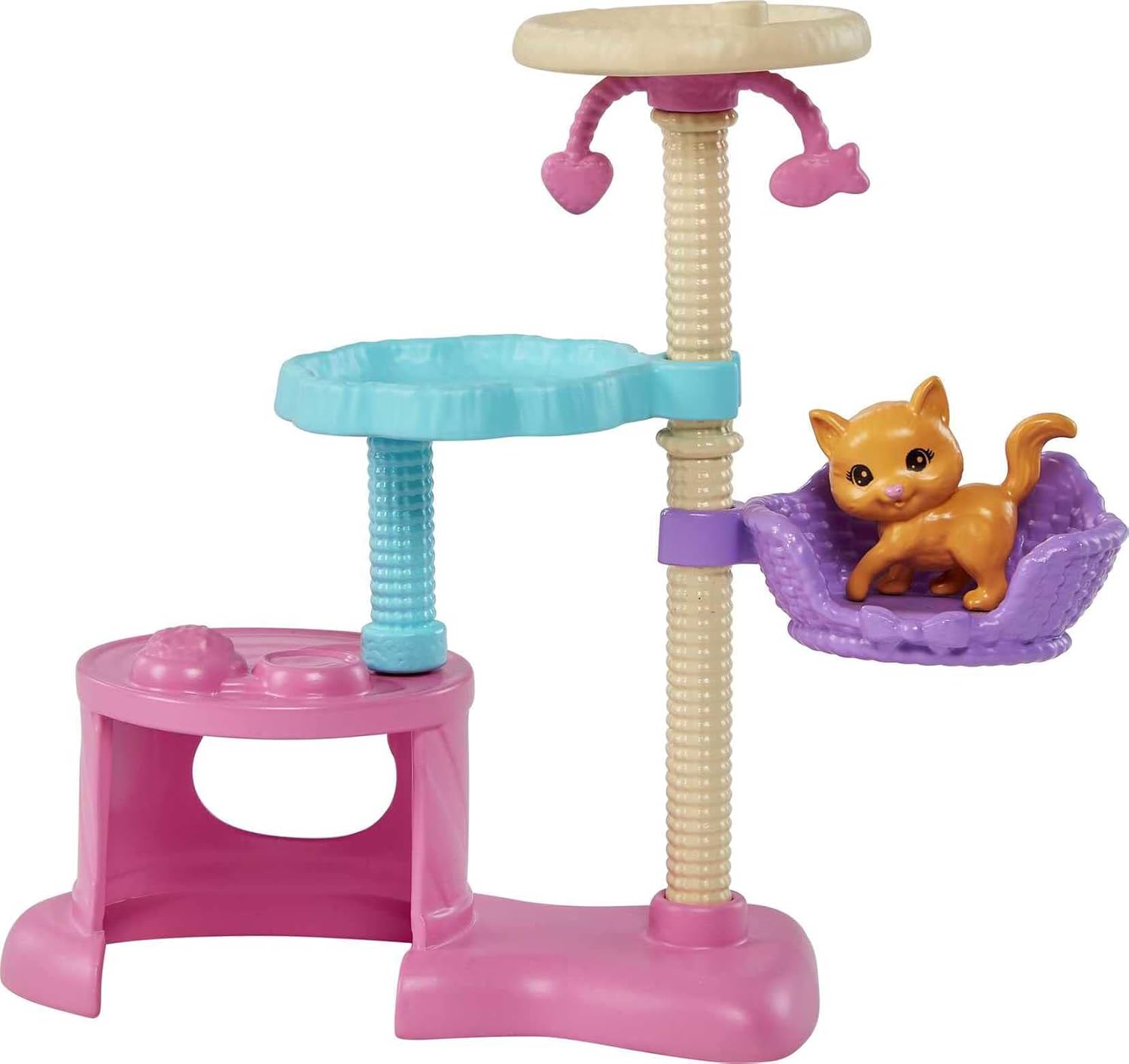 Barbie Kitty Condo Doll and Pets with Accessories, Toy for 3 Year Olds &amp; Up
