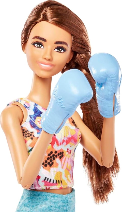 Barbie Doll with Puppy, Workout Outfit, Roller Skates and Tennis

