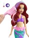 Disney Princess Toys, Ariel Mermaid Doll with Color-Change Hair and Tail, Color Splash Water Toy Inspired by the Disney Movie, HLW00
