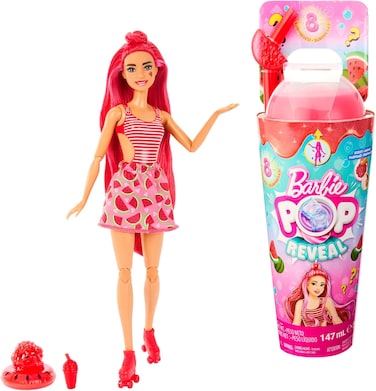 Barbie Pop Reveal Juicy Fruit Watermelon Crush Doll HNW43
