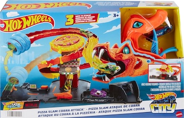Hot Wheels City Hot Wheels City Snake &amp; Pizza Shop HTN81
