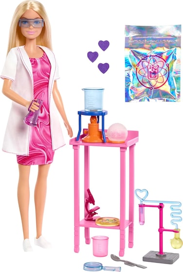 Buy ​Barbie Scientist Doll and Accessories with Blonde Fashion