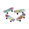 Fun Express Mini Tie-Dyed Skateboards - 36 Pieces