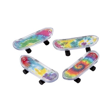 Fun Express Mini Tie-Dyed Skateboards - 36 Pieces
