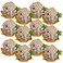 Fun Express 3D Beach Island Gingerbread House Craft Kit, Makes 12