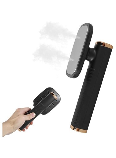 OSHIMA Mini Steam Iron Handheld Portable Steam Iron Rotating Handheld Steam Iron Wrinkle Remover Iron Dry and Wet Ironing for Clothes Home Travel Mini Iron with Intelligent Screen Display