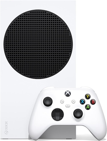 مايكروسوفت Xbox Series S ديجيتال بسعة 1 تيرابايت SSD، لون روبوت أبيض، مع يد تحكم Xbox لاسلكية - نسخه عالمية