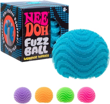 Schylling NeeDoh Fuzz Ball (Wonder Waves) (1 Random Piece)