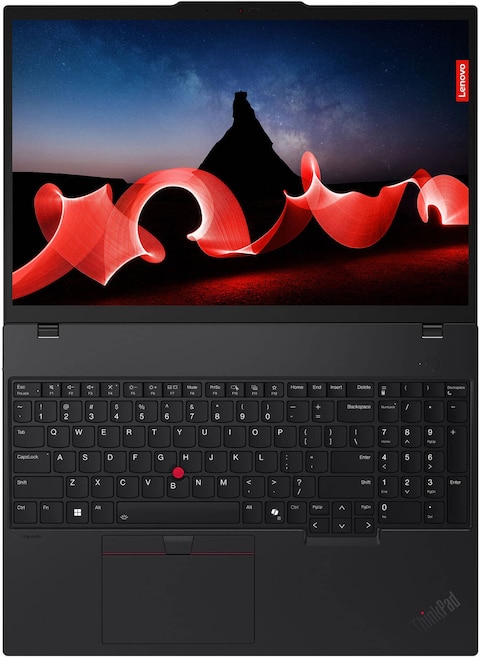 Lenovo ThinkPad T16 Gen 3, Intel Core Ultra 7 155U, 16GB RAM, 512GB SSD, 16-inch WUXGA IPS, Windows 11 Pro, Black, Backlit English/Arabic Keyboard- 21MN000DGR