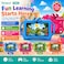 Telzeal P604 Kids Tablet 7 Inch HD Display, 6GB RAM 256GB ROM, Android 13, 3000mAh Battery, 5G WiFi, Dual Camera, Shockproof Protective Case with Handle (Pink)
