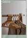 10 PCS Metal Stainless Steel Hanger, Solid Hanger 41 CM Heavy Duty Lightweight Sturdy and Durable for Standard Jacket Pants Space Saving Home Hangers for Adults