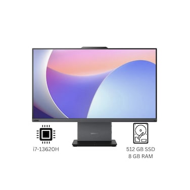 Lenovo ThinkCentre Neo 50a 27 Gen5 AIO Intel Core i7-13620H 8GB DDR5 512GB SSD, Integrated Intel UHD Graphics, 27&Prime; FHD IPS Non-Touch Mouse/KYB English (UK) Win 11 Pro - International Version(Upgraded)