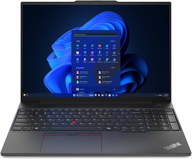 Lenovo ThinkPad E16 Gen 1 Laptop, 16&quot; WUXGA Display, Intel Core i5-1335U, 16GB RAM, 1TB SSD, 2GB NVIDIA GeForce MX550, Black - International Version (Windows 11, English Keyboard)