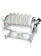 Delcasa 2 layer Iron Dish Rack- DC3029/ Organizer for Kitchen to Keep 13 Plates, Bowls, Glasses, Cups, Cutlery/ Drying Stand with a PP Drain Tray