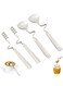 Pcs Jam Spoons, Honey Jam Spoons, Hanging Jam Spoon, Honey Spoon with Spiral, Coffee Spoons, Stainless Steel Latte Spoons for Jam, Yoghurt, Honey