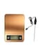 Electronic Scale With Temperature Probe Gold 200 x 145 x 31mm