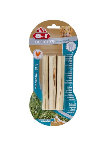 8In1 Dental Delights Sticks- Pack Of 3 Tasty Dog Treats