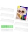 Rickwayy Pack of 6 Vinyl Record Shelves, 30 x 4 x 5 cm, Vinyl Wall Mount, Transparent Acrylic Picture Rail, Vinyl Holder for Book/Photo/Picture/Dresser in Bedroom, Living Room, Bathroom