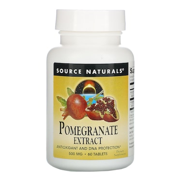 Source Naturals Pomegranate Extract, 500 mg, 60 Tablets