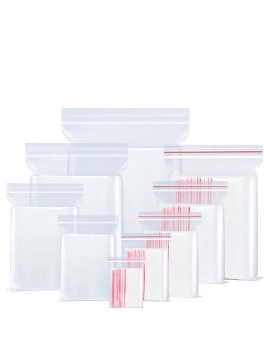 Zip PE Storage Bag Resealable Plastic Ziplock