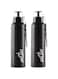 Milton Steel Fit 900 Insulated Stainless Steel Water Bottle, Set of 2, 630 ml Each, Black   Easy Grip   Leak Proof   Hot or Cold   School   Office   Gym   Hiking   Treking   Travel Bottle