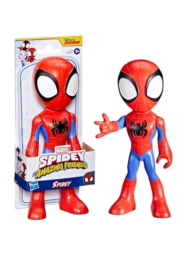 Marvel Spidey and His Amazing Friends Supersized Spidey 9-inch Action Figure, Preschool Toys, Super Hero Toys for 3 Year Old Boys and Girls and Up