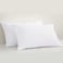 Cotton Waffle Weave Pillowcases Standard Size Set of 2, No Insert, 50 cm x 66 cm, Ultra Soft Cotton Blend Pillow Shams, Comfy Breathable and Skin-Friendly Pillow Cases Covers, White
