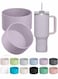 Orchid Anti-Slip Base Sleeve for Stanley Cup &acirc;&euro;&ldquo; 1PC Silicone Bottom Boot for Quencher Adventure 40oz, IceFlow 20oz/30oz, Hydro Flask Tumbler 12-24oz &acirc;&euro;&ldquo; Avoid Scratches &amp; Noise