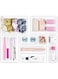 Vtopmart 9 PCS Drawer Organiser Set, 4 Size Clear Plastic Desk Storage Boxes, Acrylic Vanity Organizer Tray for Makeup, Office, Kitchen, Bedroom, Bathroom