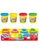 Play Dough Alternative for Kids, Color Mud Mini 4 Pack Modeling Compound &ndash; Non-Toxic, Arts &amp; Crafts Toys for Ages 3+, 4-Ounce Cans in Vibrant Colors like Play doh.
