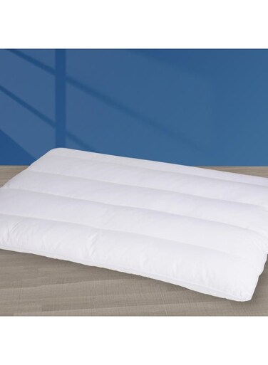 Flat Pillows for Sleeping Thin, 7D High Support 2.5 inch Height Ultra Thin Pillows,Slim Bed Pillows for Stomach Sleeper,Standard Size -18x26 in