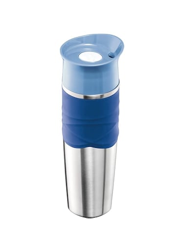 Maped Picnik Adult Metal Insulated Travel Mug Bottle, Blue