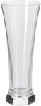 Beer Glass - 350ml, Clear   Classic Transparent Beer Drinking Glass for Lager, Ale &amp; Cold Beverages Clear