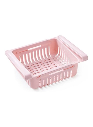 Refrigerator Basket Pink 20.5x16.4cm