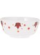DINEWELL MELAMINE VINTAGE LEAVES SIDE BOWL, 3.5 INCH , WHITE, DWB5006VL ,1 PC