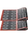 gepas 2 Pack Silicone Non-Stick Eclair Baking Mat, Reusable, Easy to Clean, Rectangular, 15.7" x 11.8