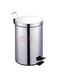 Stainless Steel Pedal Trash Can with Lid - Silent Close &amp; Anti-Odor   Hands-Free Foot Pedal Bin for Bathroom, Kitchen, Bedroom, Office - Durable &amp; Rust-Resistant Waste Bin (20 Liters)
