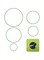5 PCS Aquarium Feeding Ring, 5 Sizes Aquarium Floating Plant Coral &amp; Fish Feeding Ring for Fish Tank, Round Aquarium Floating Ring for Goldfish, Turtle, Food Feeder to Keep Food and Plants in Place