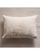 Home Serena Hand Embroidered Down Alternative Filled Cushion 35x50cm - Natural