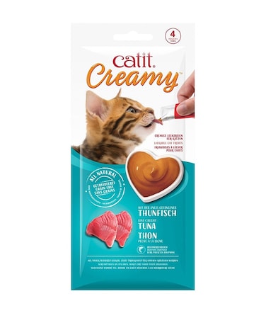 Catit Creamy Tuna Lickable Cat Treats 40G